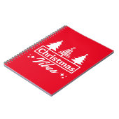 kerstvibes notitieboek (Linkerzijde)