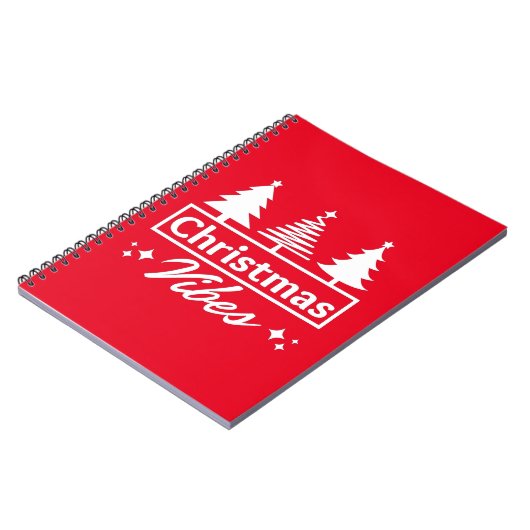 kerstvibes notitieboek (Linkerzijde)