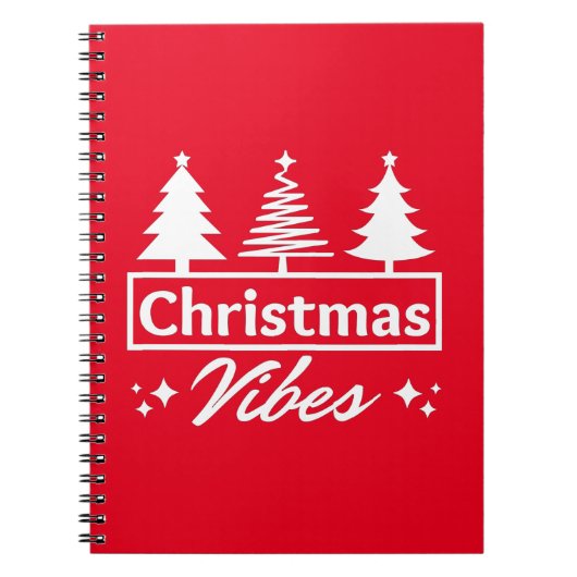 kerstvibes notitieboek (Voorkant)