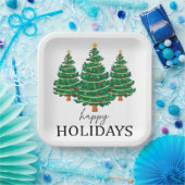 kerstvibes papieren bordje (Feest)