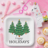 kerstvibes papieren bordje (Feest)