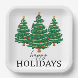 kerstvibes papieren bordje