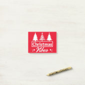kerstvibes post-it® notes (Op bureau)