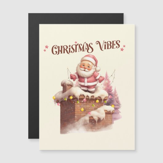 Kerstvibes Roze Kerstman (Voorkant / Achterkant)