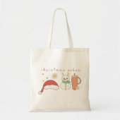 Kerstvibes | Schattige feestelijk Tote Bag (Voorkant)