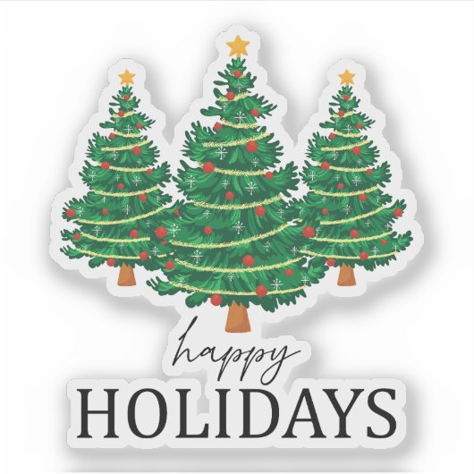 kerstvibes sticker (Voorkant)