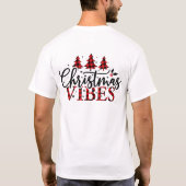 kerstvibes t-shirt (Achterkant)