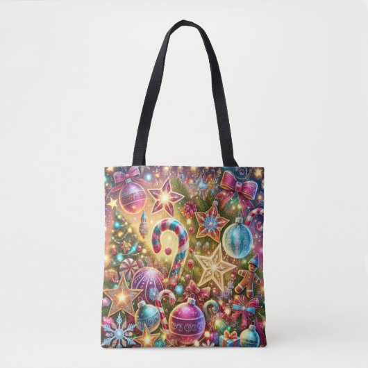 kerstvibes tote bag (Voorkant)