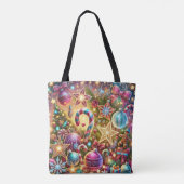 kerstvibes tote bag (Achterkant)