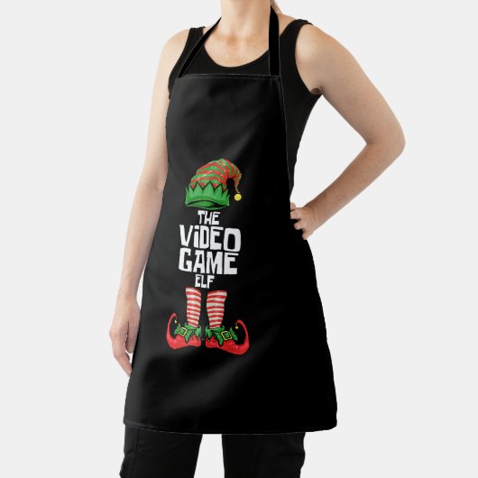 Kerstvideogame Elf Schort (Insitu)