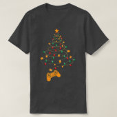 Kerstvideogame over kerstmis Boom Gaming Lover Vid T-shirt (Design voorkant)