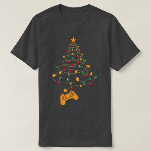 Kerstvideogame over kerstmis Boom Gaming Lover Vid T-shirt (Design voorkant)
