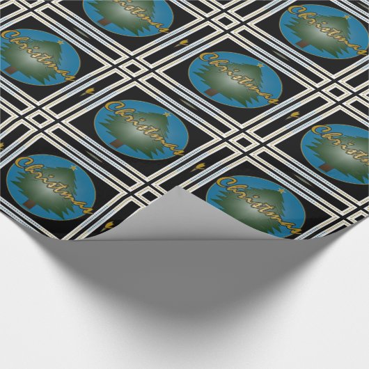 kerstvideokaart cadeaupapier (Hoek)