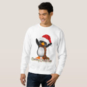 kerstviering cartoon t-shirt met kerstfeestdag (Voorkant volledig)