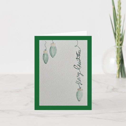 Kerstviering Dankkaart Bedankkaart (Voorkant)