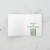 Kerstviering Dankkaart Bedankkaart (Binnen)