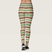 kerstviering gestreept leggings (Achterkant)