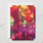 kerstviering Gold Glitter Sparkle Party nodigt uit Kaart (Achterkant)