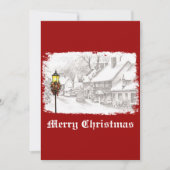  kerstviering in de stad kaart (Voorkant)