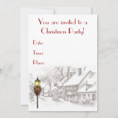  kerstviering in de stad kaart (Achterkant)