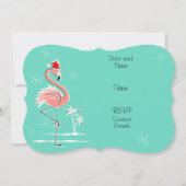 kerstviering: "Je bent uitgenodigd" Kaart (Achterkant)