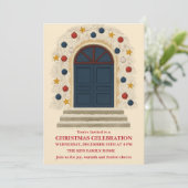 Kerstviering Kaart (Staand voorkant)