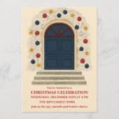 Kerstviering Kaart (Voorkant)