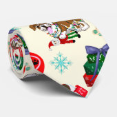 Kerstviering met Goofy Bulldog Stropdas (Opgerold)