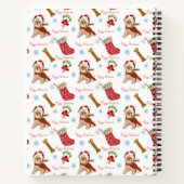 Kerstviering met Yorkie Notitieboek (Achterkant)