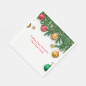 Kerstviering Papieren Servetten (Hoek)