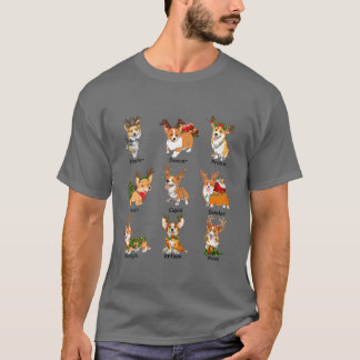kerstviering Pet van de rendieren voor Hondenliefh T-shirt