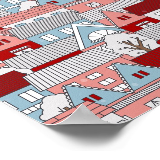 kerstviering Poster (Hoek)