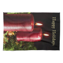 Kerstviering Rode Kaarsen Winter Feestdagen