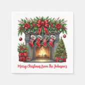 kerstviering servet (Voorkant)