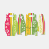 kerstviering Snowflake Party Favor Box Bedankdoosjes (Uitgevouwen)