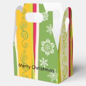 kerstviering Snowflake Party Favor Box Bedankdoosjes (Geopend)