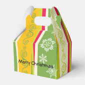 kerstviering Snowflake Party Favor Box Bedankdoosjes (Voorkant Zijde)