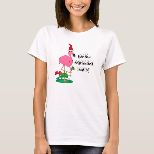 kerstviering T-shirt (Voorkant)