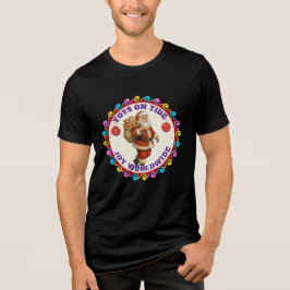 Kerstviering Tri-Blend Shirt