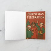 KERSTVIERING UITNODIGING KAART (Binnen)