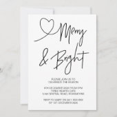 Kerstviering Uitnodiging Kerstfeest (Voorkant)