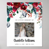 kerstviering van de levenfoto poster (Voorkant)