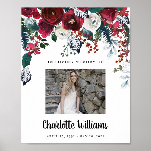 kerstviering van de levenfoto poster (Voorkant)