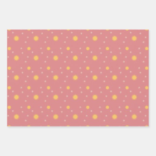 Kerstviering Wrapping Paper Set van 3 (Voorkant 3)