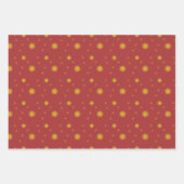 Kerstviering Wrapping Paper Set van 3 (Voorkant 3)