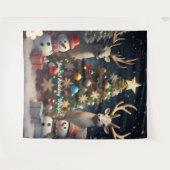 "Kerstvieringstijd" Wandkleed (Voorkant (horizontaal))