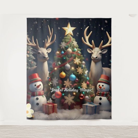 "Kerstvieringstijd" Wandkleed (Voorkant)
