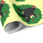 kerstvierkant cadeaupapier (Rol Hoek)