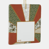 kerstvierkant fotoornament keramisch ornament (Rechts)