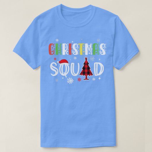 kerstvierkant gezin komt overeen met pyjama's mas t-shirt (Design voorkant)